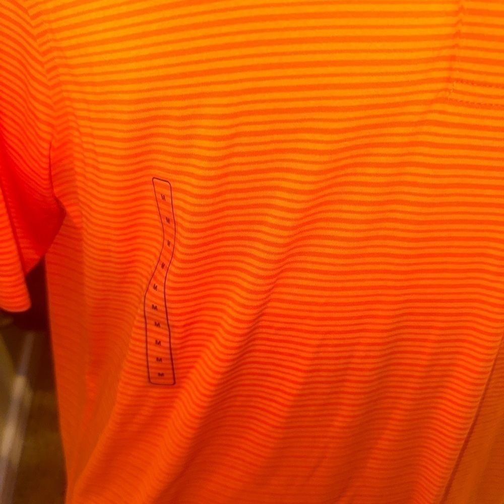 Men’s New Walter Hagen Golf Orange Polo Shirt Size m Medium - Picture 4 of 6